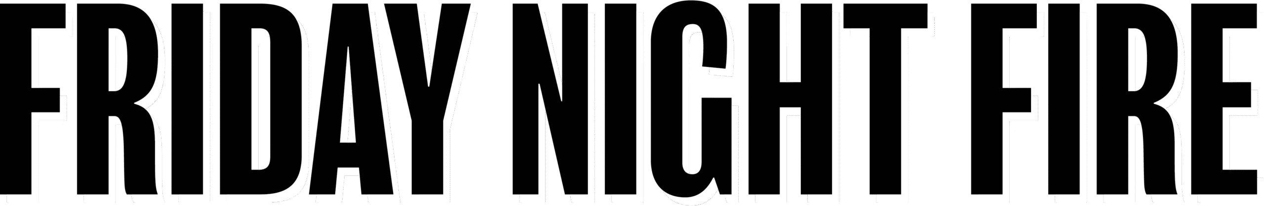 Friday Night Fire text logo